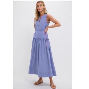 Tuckernuck Blue and Red Maxi Dress